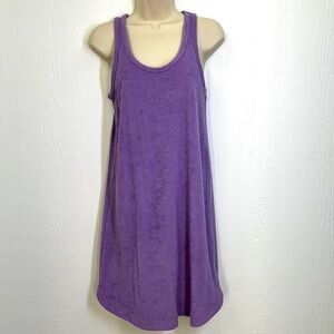 A New Day - Purple Sleeveless Velour Lightweight Midi Dress Size XS